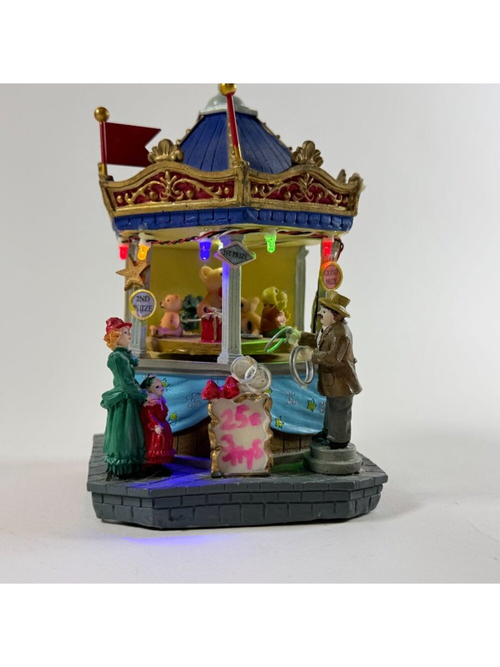 Victorian Style Home Accents Holiday Canterbury Lane Ring Toss Lights up